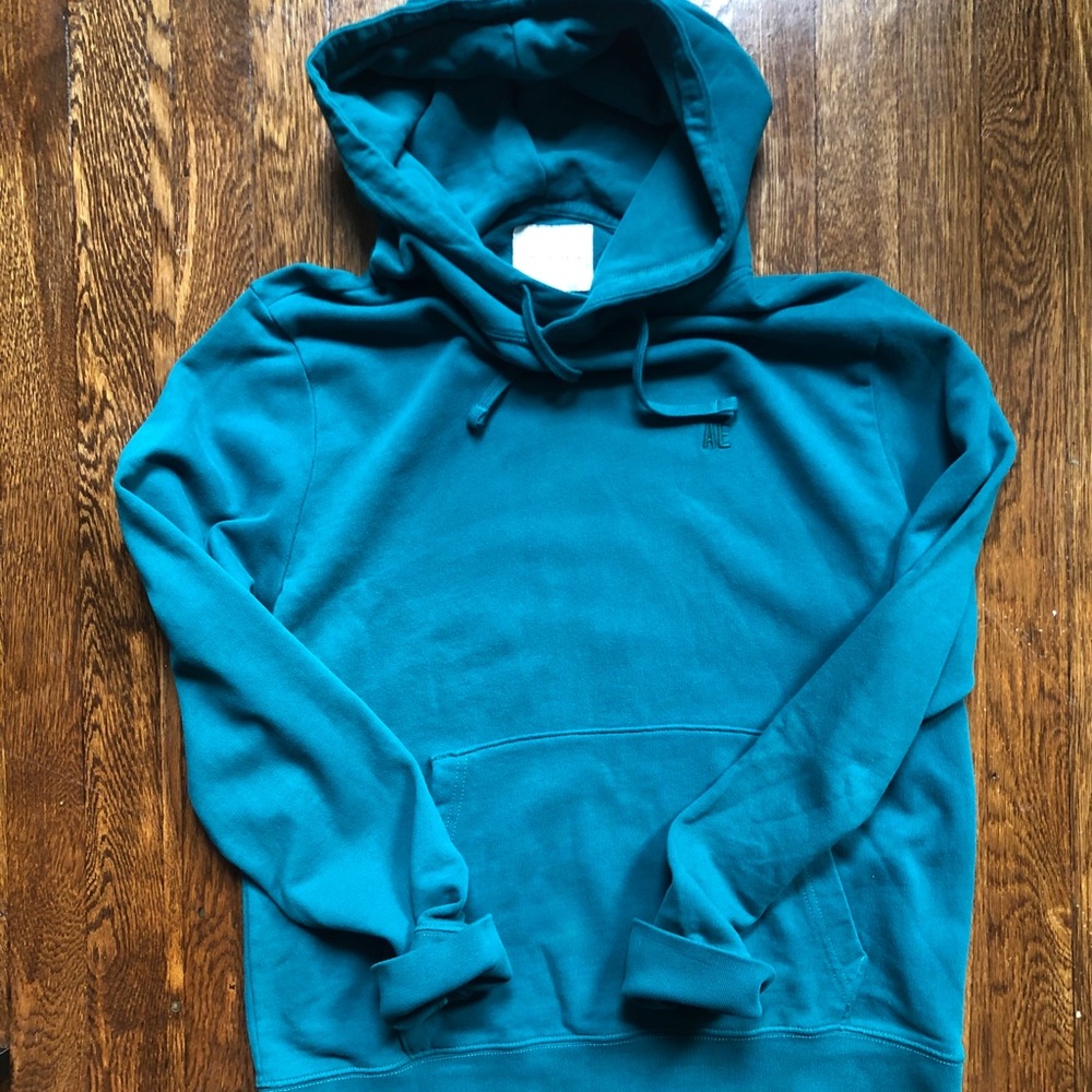 NEW American Eagle Men’s Teal Cotton Hoodie